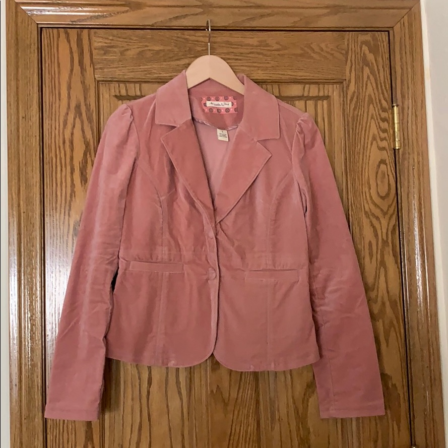 Vintage Abercrombie Rose Pink Soft Blazer